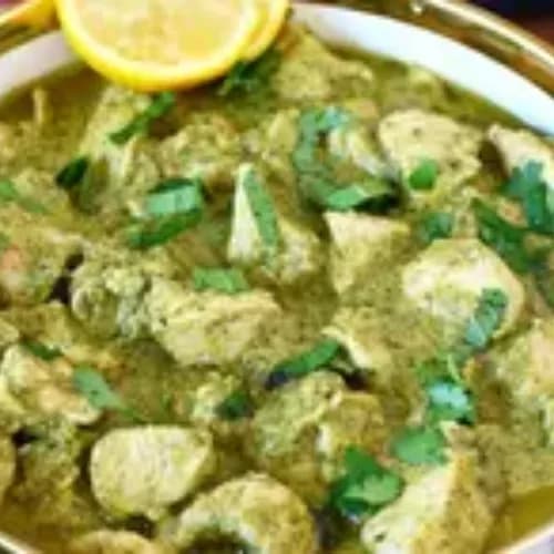 Chicken Green Handi