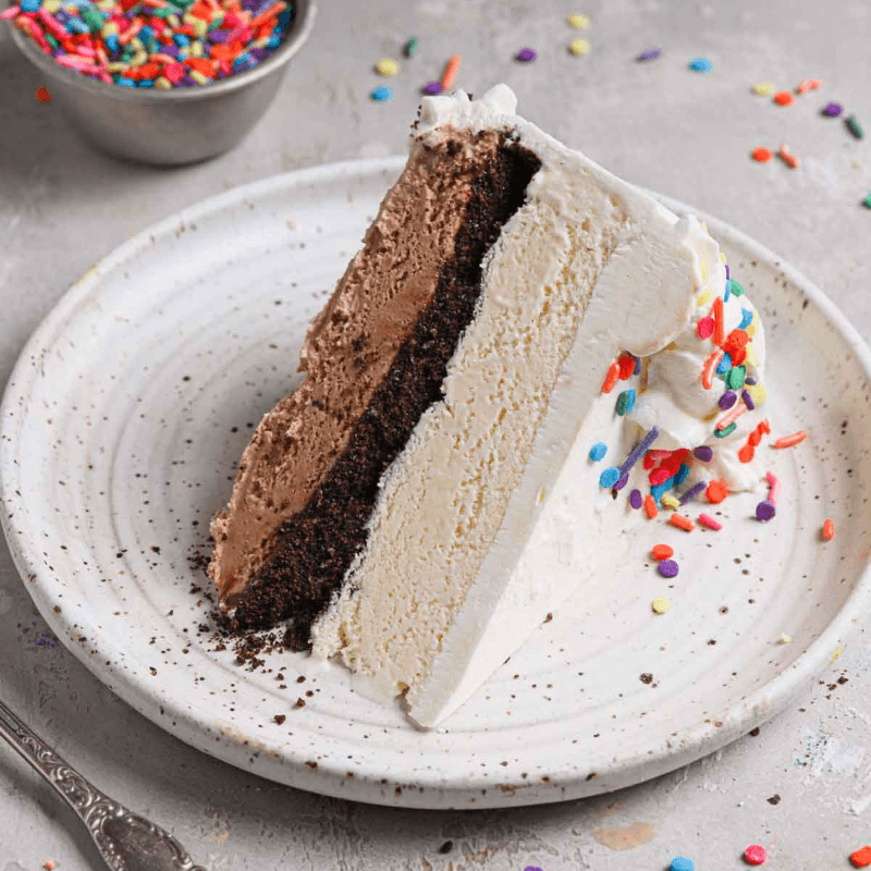 Special Slice with Ice Cream